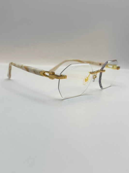 White Acetate sunglasses