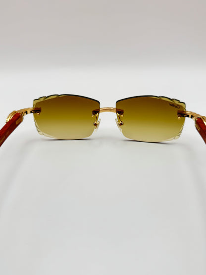 Moissanite wood Sunglasses
