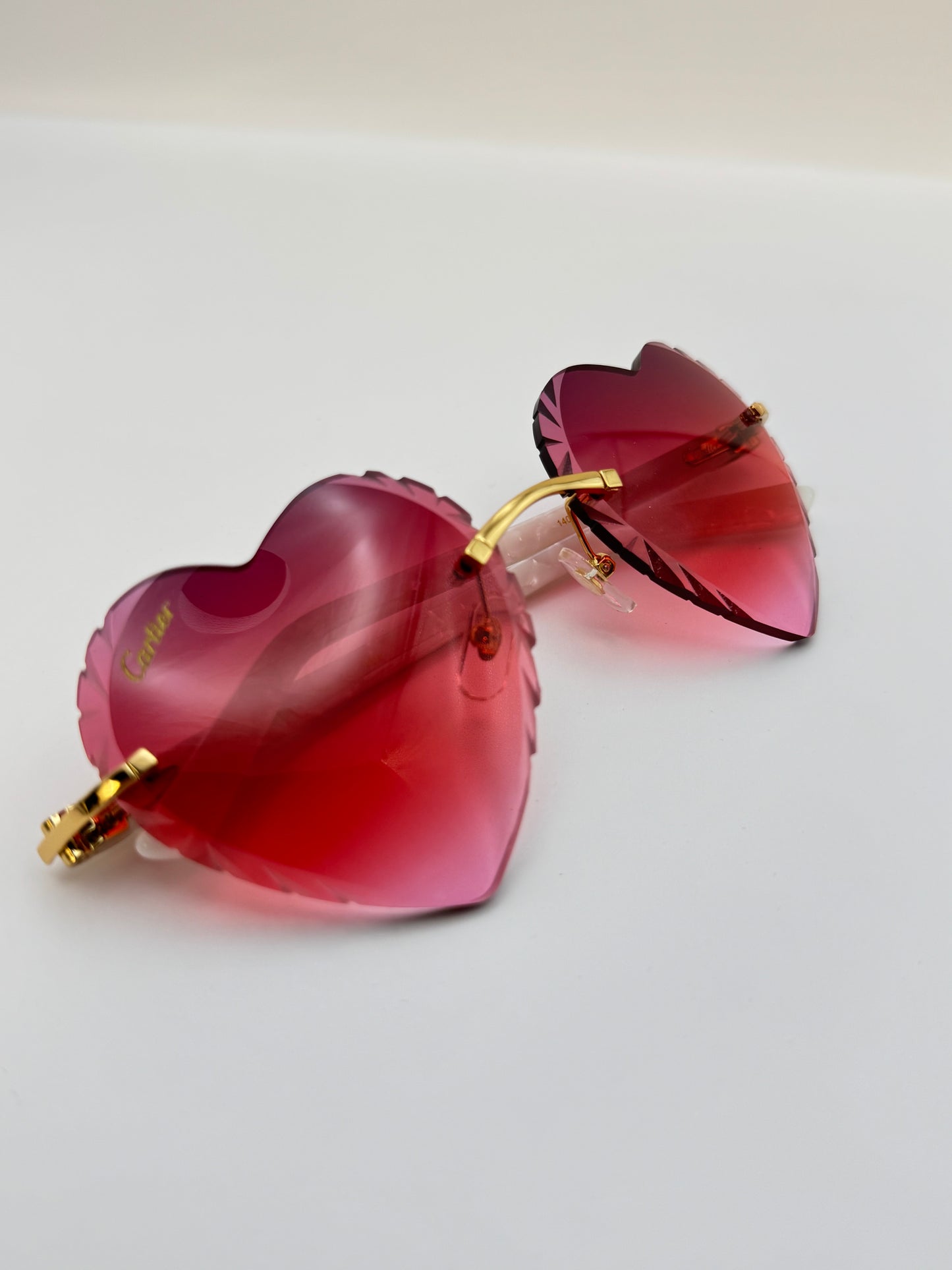 acetate Heart sunglasses
