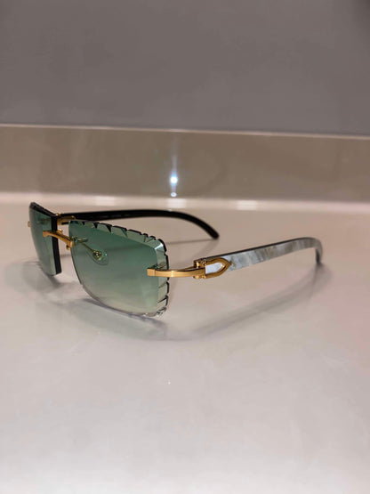 Rimless buffs Sunglasses Detroit style