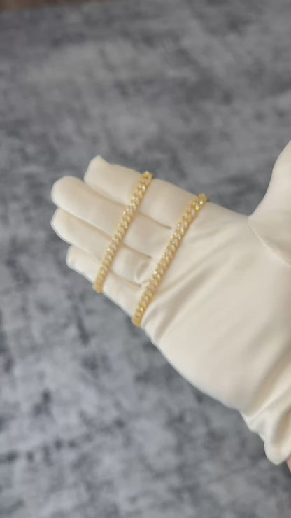 Moissanite Cuban Bracelet