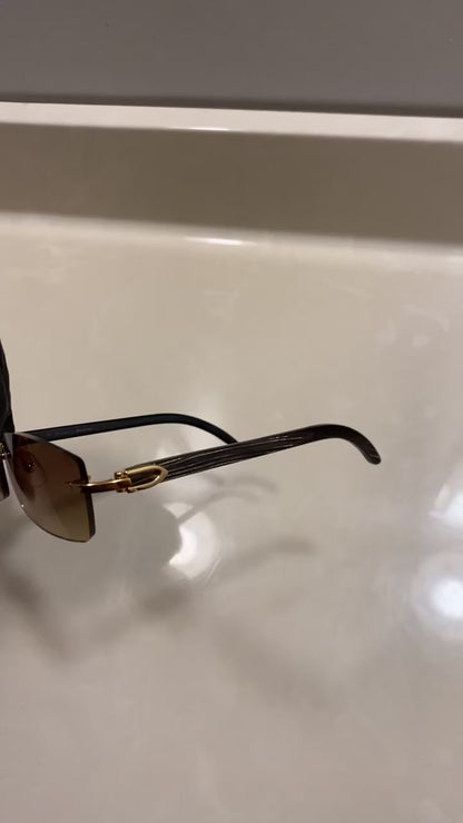 Rimless buffs Sunglasses Detroit style