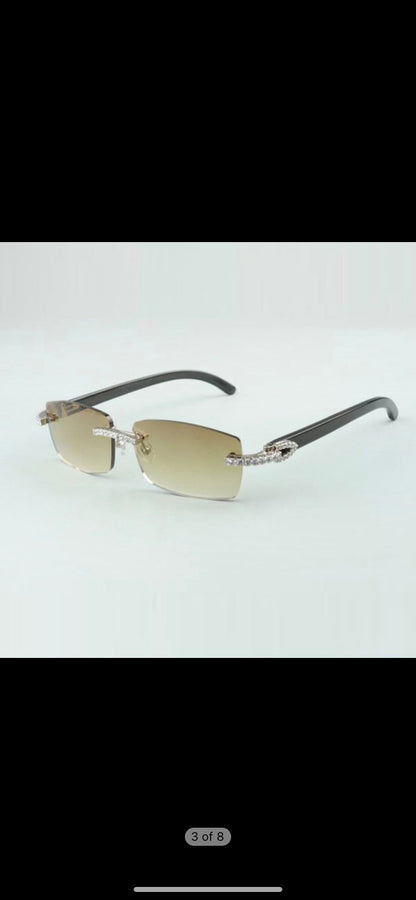 Rimless buffs Sunglasses Detroit style