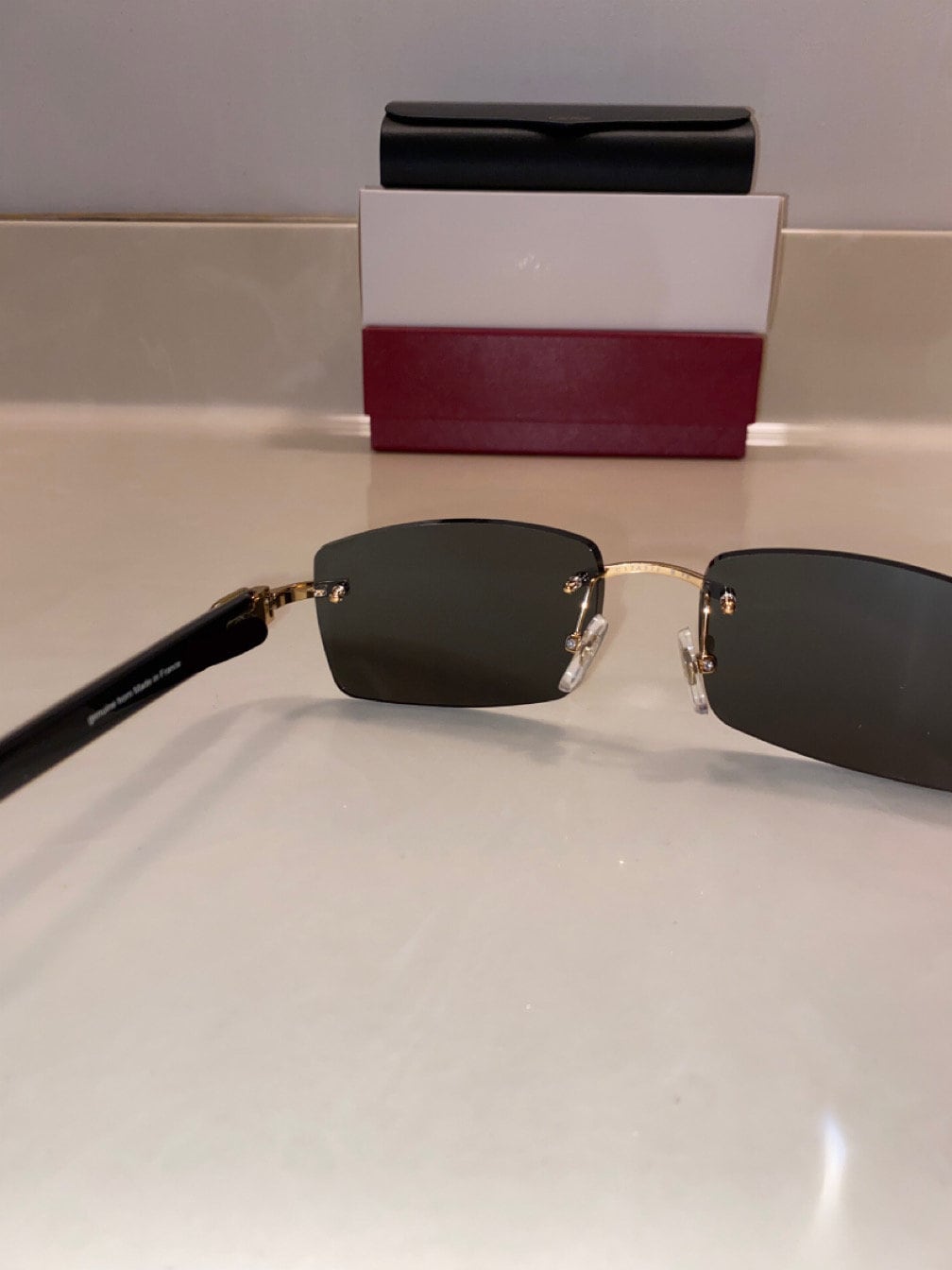 Rimless buffs Sunglasses Detroit style