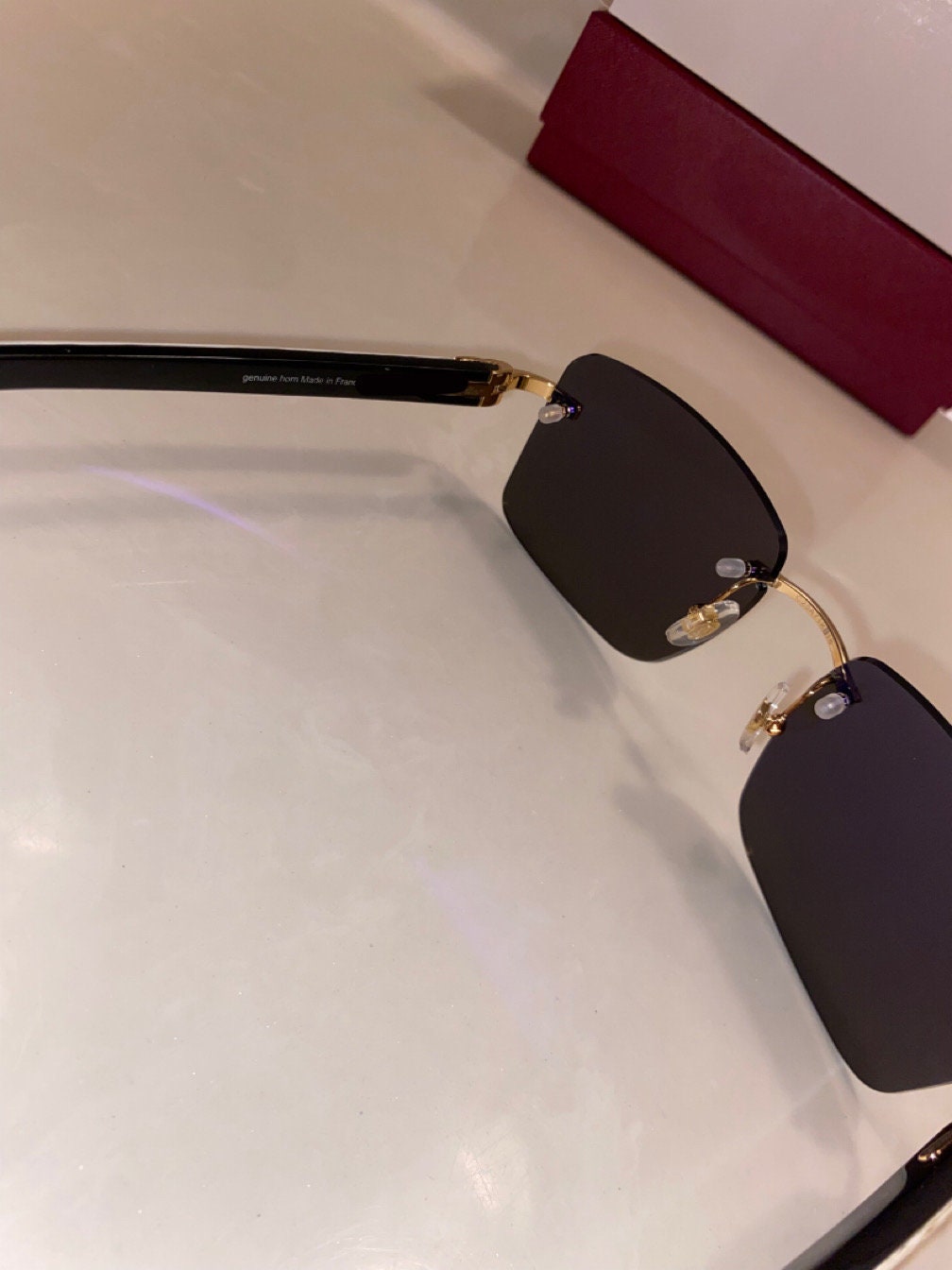 Rimless buffs Sunglasses Mirror style