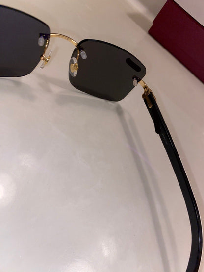 Rimless buffs Sunglasses Mirror style